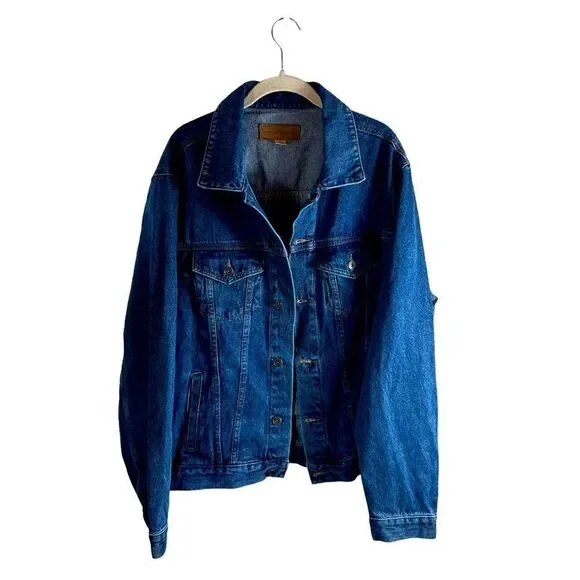 Rare Find! Port Authority Lincoln Park Living Things World Tour Denim Jacket